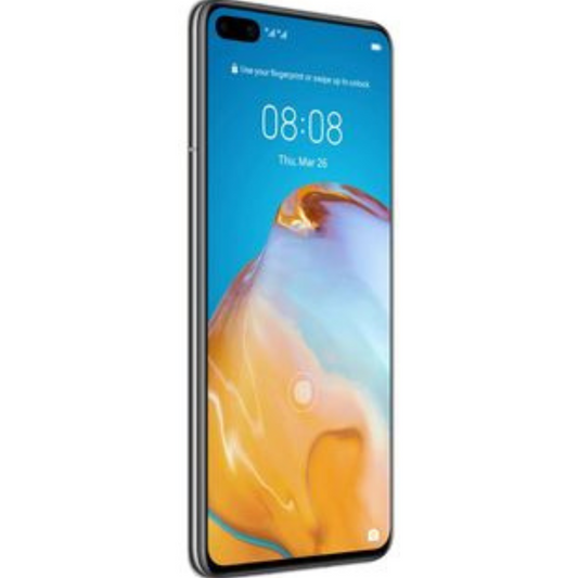 P40 Dual Sim Silver Frost, 128 GB, Refurbished