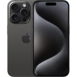 iPhone 15 Pro Black Titanium, 128 GB, Refurbished