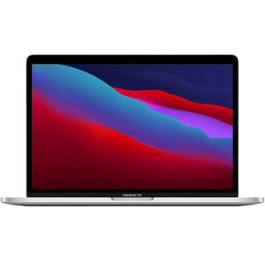 MacBook Pro 13″ 2020, M1 8 Cores, 8 GB, 8 core GPU 512 GB, Silver, Refurbished