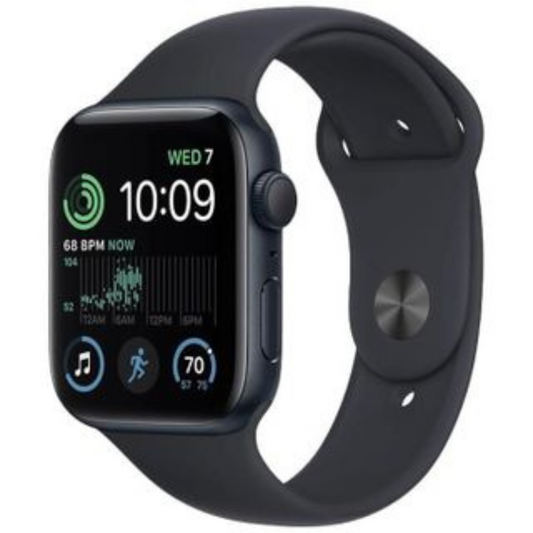 Apple Watch SE 2022 GPS + Cellular, Midnight Aluminium 44mm, Refurbished