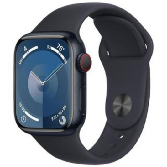 Apple Watch Series 9 2023 GPS + Cellular, Midnight Aluminium 45mm, Refurbished