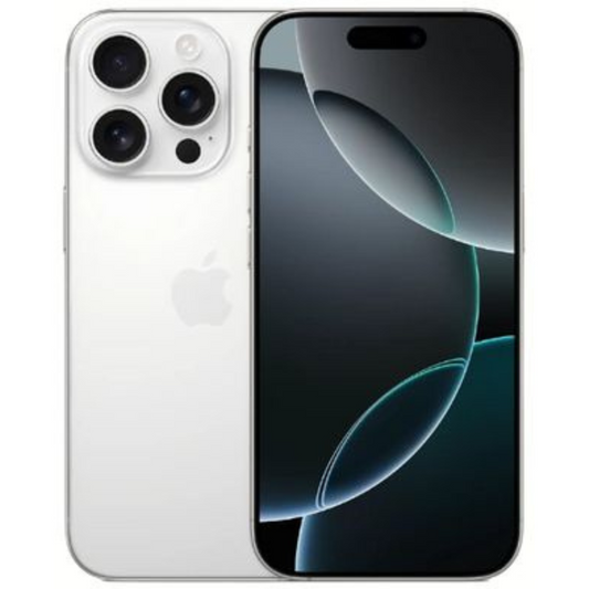 iPhone 16 Pro White Titanium, 128 GB, Refurbished
