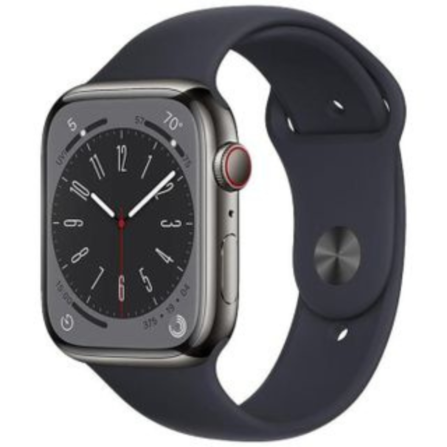 Apple Watch Series 8 2022 GPS + Cellular, Graphite Stainless Steel 45mm, Refurbished