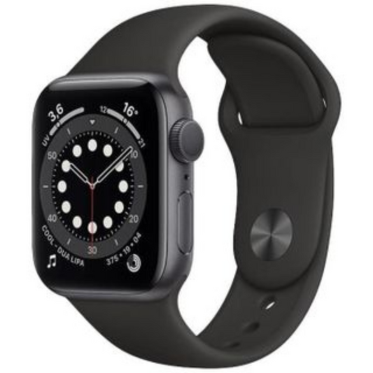 Apple Watch Series 6 2020 GPS, Space Gray Aluminium 40mm, Refurbished