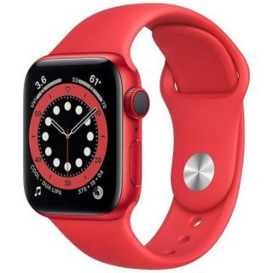 Apple Watch Series 6 2020 GPS + Cellular, Red Aluminium 44mm, Refurbished
