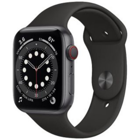 Apple Watch Series 6 2020 GPS + Cellular, Space Gray Aluminium 44mm, Refurbished