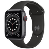 Apple Watch Series 6 2020 GPS + Cellular, Space Gray Aluminium 44mm, Refurbished