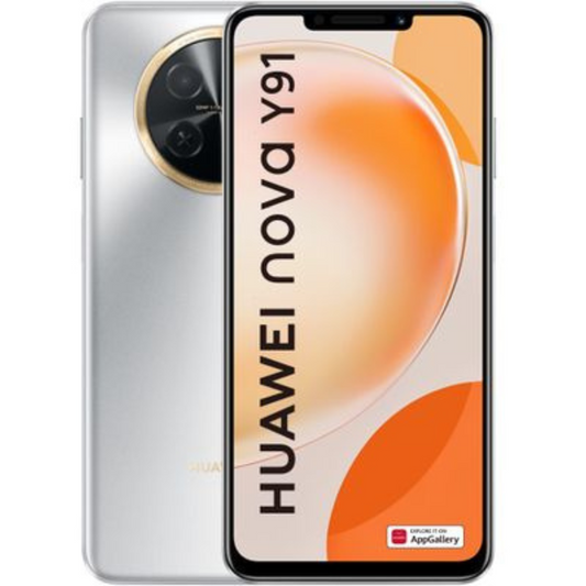 Nova Y91 Dual Sim Moonlight Silver, 128 GB, Refurbished