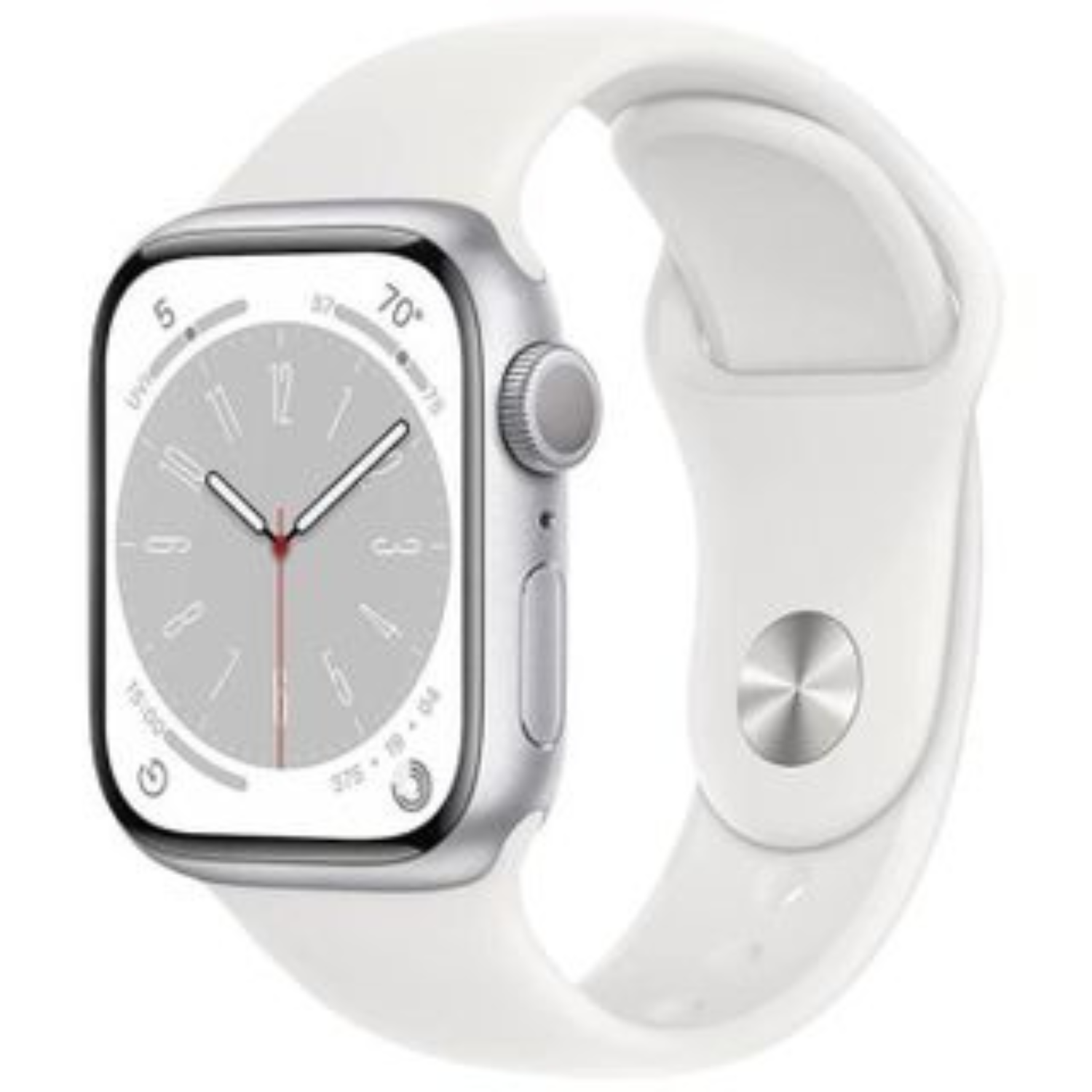 Apple Watch Series 8 2022 GPS, Silver Aluminium 45mm, Refurbished