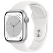 Apple Watch Series 8 2022 GPS, Silver Aluminium 45mm, Refurbished