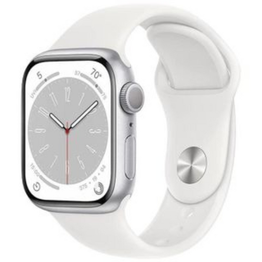 Apple Watch Series 8 2022 GPS, Silver Aluminium 45mm, Refurbished