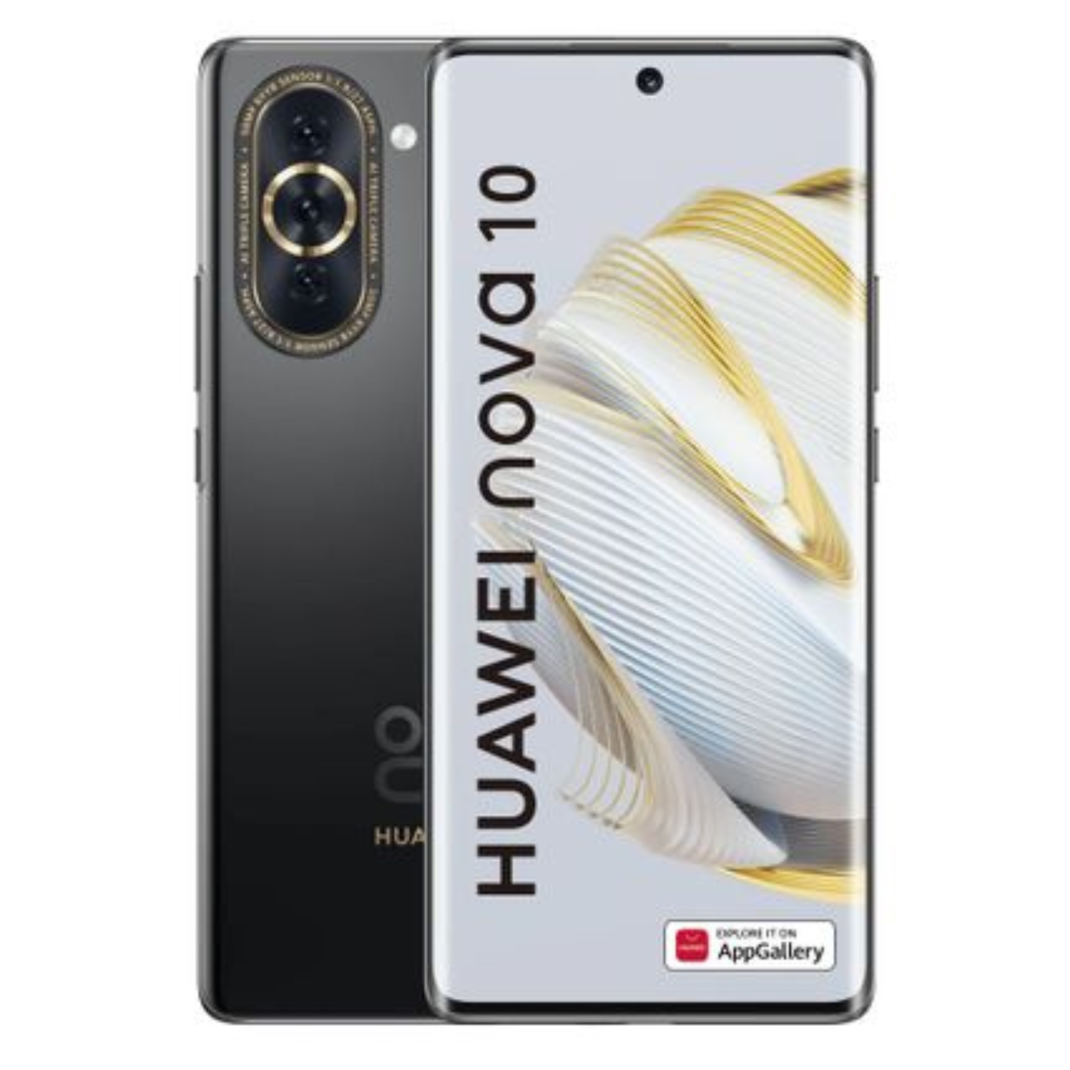 Nova 10 Dual Sim Black, 128 GB, Refurbished