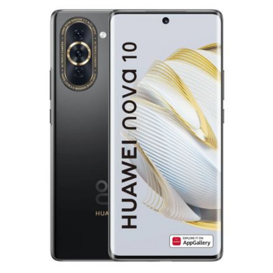 Nova 10 Dual Sim Black, 128 GB, Refurbished