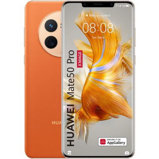 Mate 50 Pro Dual Sim Orange, 512 GB, Refurbished