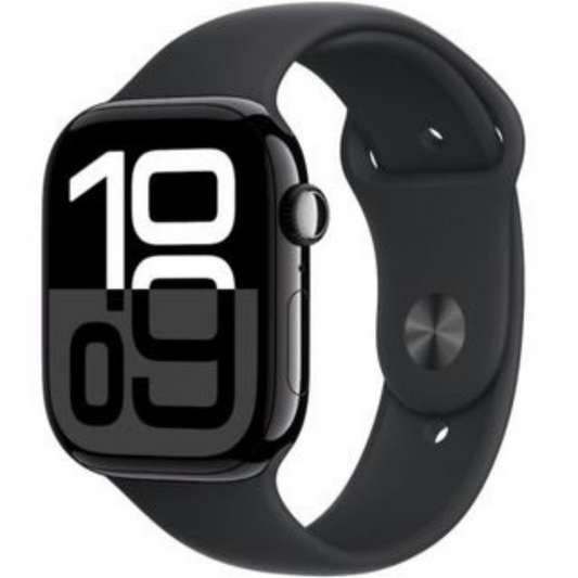 Apple Watch Series 10 2024 GPS, Jet Black Aluminium 46mm, Refurbished
