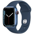 Apple Watch Series 7 2021 GPS + Cellular, Blue Aluminium 45mm, Refubished