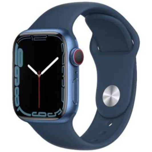 Apple Watch Series 7 2021 GPS + Cellular, Blue Aluminium 45mm, Refubished